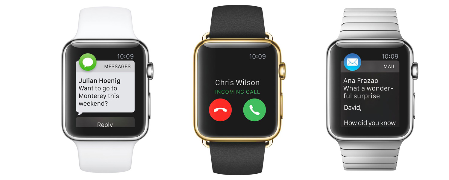 Apple Watch line up. ©Apple inc.